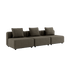 Cobana Lounge Sofa - 3 seater | Cobana Lounge Sofa - 3 seater - Cobana Brown Ohne Armlehnen Ohne Hocker | SACKit