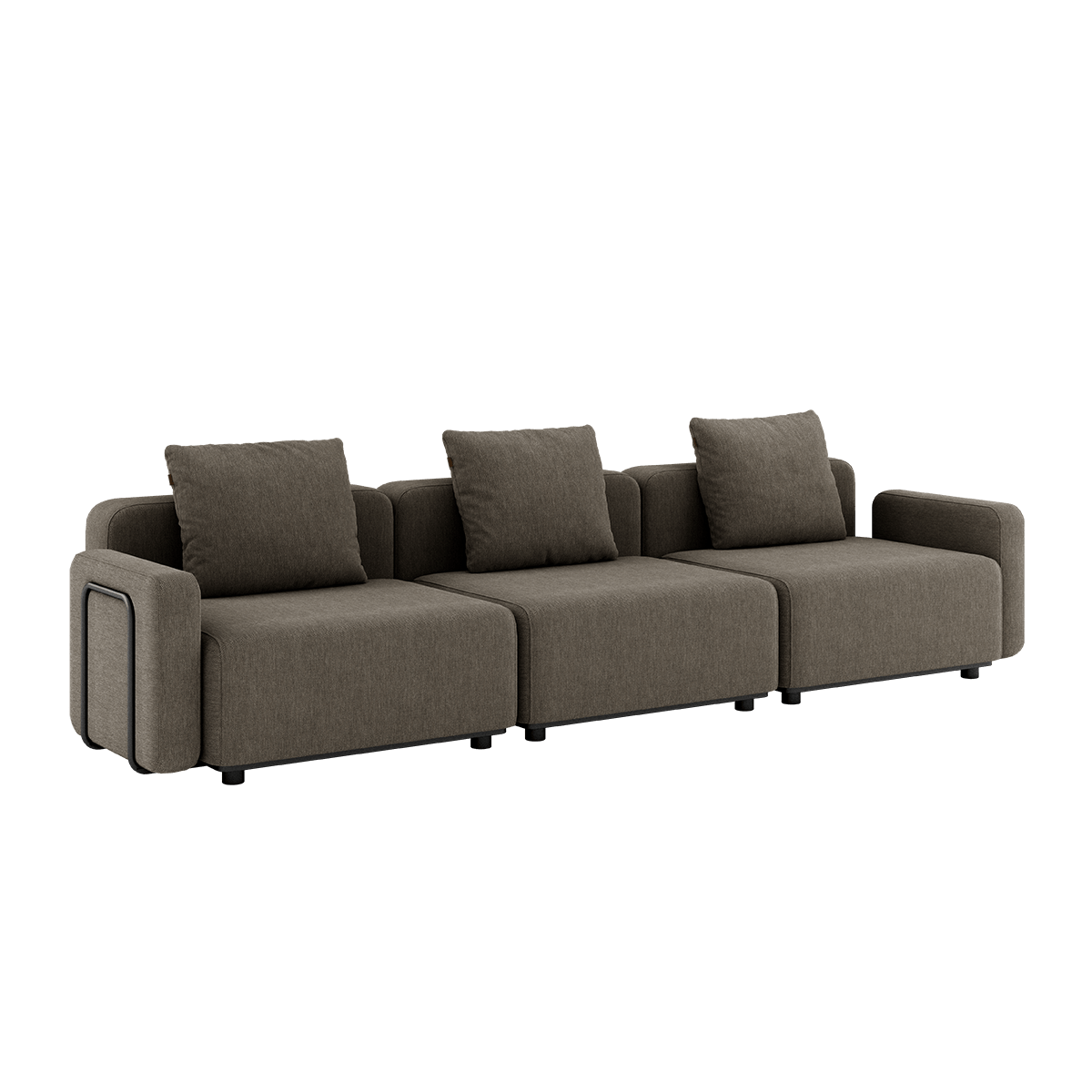 Cobana Lounge Sofa - 3 seater | Cobana Lounge Sofa - 3 seater - Cobana Brown Mit Armlehnen Ohne Hocker | SACKit