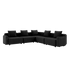 Cobana Lounge Sofa - 5 seater corner sofa | Cobana Lounge Sofa - 5 seater corner sofa - Cobana Black Mit Armlehnen | SACKit