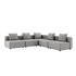 Cobana Lounge Sofa - 5 seater corner sofa | Cobana Lounge Sofa - 5 seater corner sofa - Cobana Sand Melange Ohne Armlehnen | SACKit