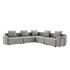 Cobana Lounge Sofa - 5 seater corner sofa | Cobana Lounge Sofa - 5 seater corner sofa - Cobana Sand Melange Mit Armlehnen | SACKit
