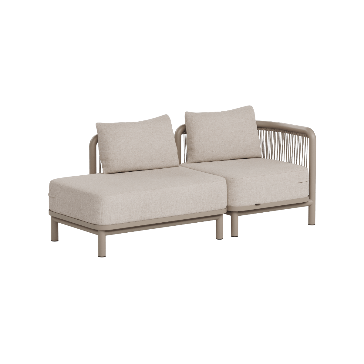 Kirra Lounge Sofa - 2 seater w/ open end | Kirra Lounge Sofa - 2 seater w/ open end - Kirra Sand Rechts | SACKit