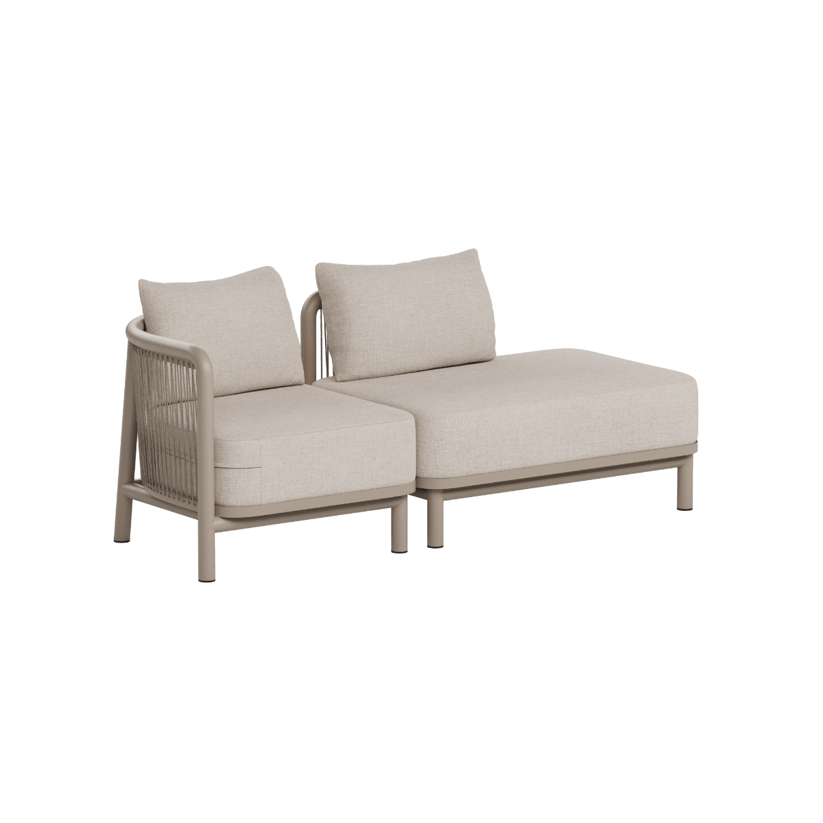 Kirra Lounge Sofa - 2 seater w/ open end | Kirra Lounge Sofa - 2 seater w/ open end - Kirra Sand Links | SACKit