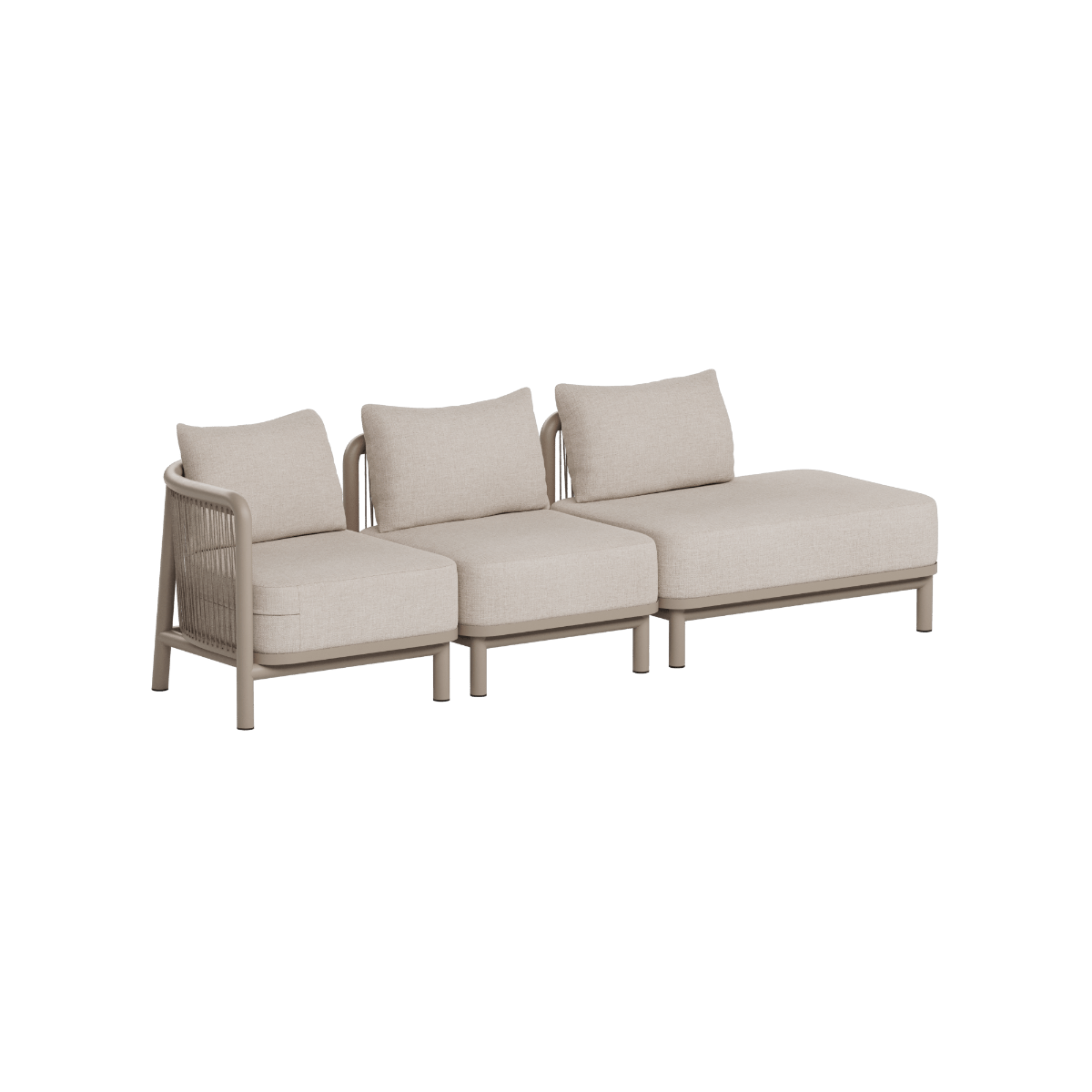 Kirra Lounge Sofa - 3 seater w/ open end | Kirra Lounge Sofa - 3 seater w/ open end - Kirra Sand Links | SACKit