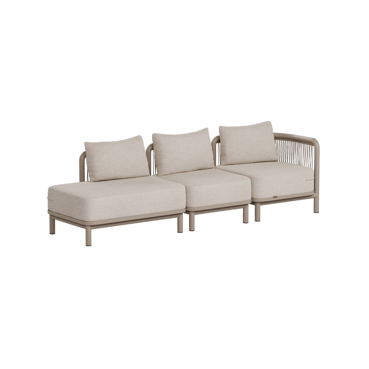 Kirra Lounge Sofa - 3 seater w/ open end | Kirra Lounge Sofa - 3 seater w/ open end - Kirra Sand Rechts | SACKit