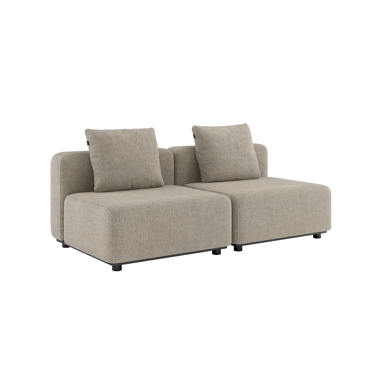 Cobana Lounge Sofa - 2 seater | Cobana Lounge Sofa - 2 seater - Kirra Sand Ohne Armlehnen Ohne Hocker | SACKit