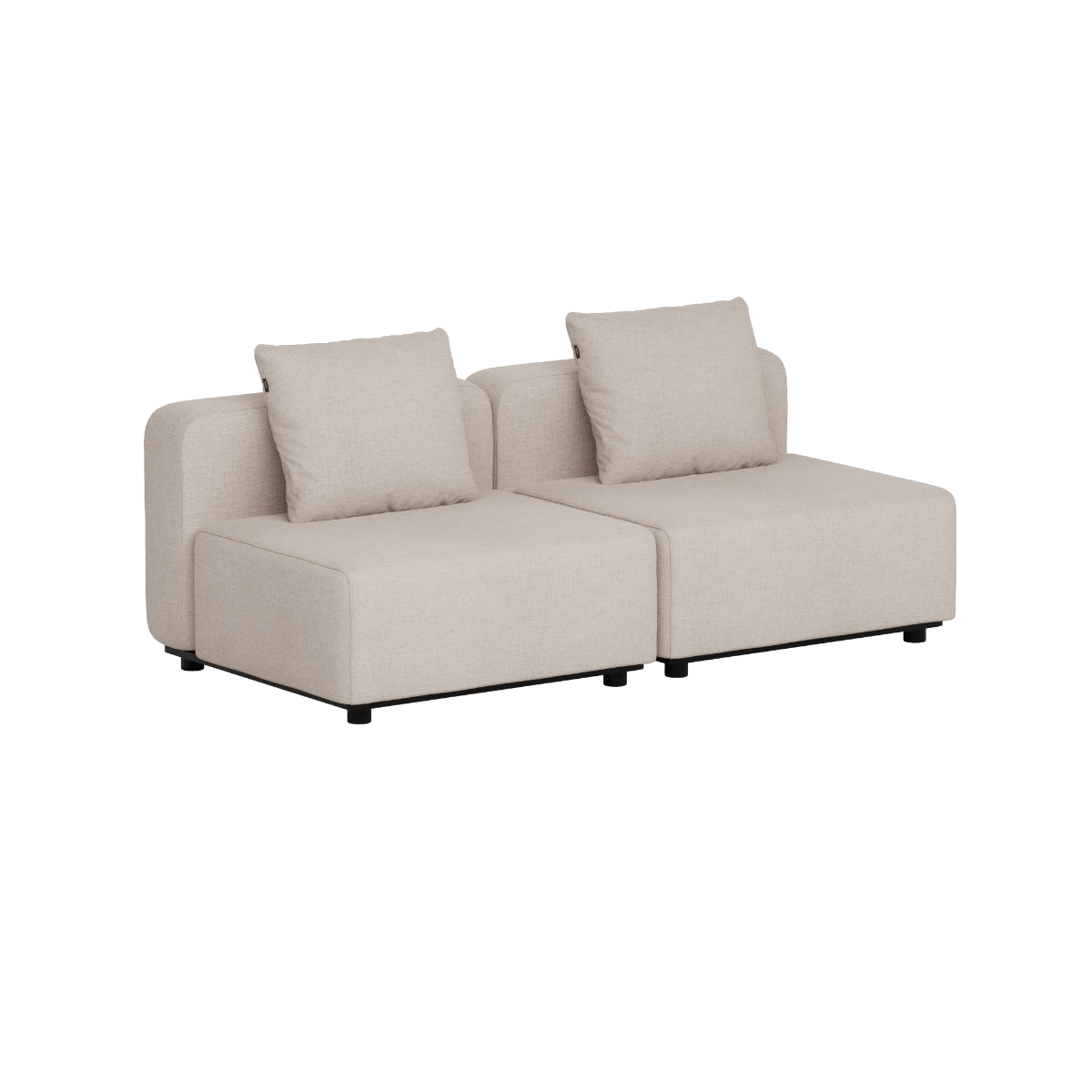 Cobana Lounge Sofa - 2 seater | Cobana Lounge Sofa - 2 seater - Kirra Sand Ohne Armlehnen Ohne Hocker | SACKit