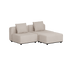 Cobana Lounge Sofa - 2 seater | Cobana Lounge Sofa - 2 seater - Kirra Sand Ohne Armlehnen Mit Hocker | SACKit