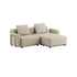 Cobana Lounge Sofa - 2 seater | Cobana Lounge Sofa - 2 seater - Kirra Sand Mit Armlehnen Mit Hocker | SACKit