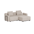 Cobana Lounge Sofa - 2 seater | Cobana Lounge Sofa - 2 seater - Kirra Sand Mit Armlehnen Mit Hocker | SACKit