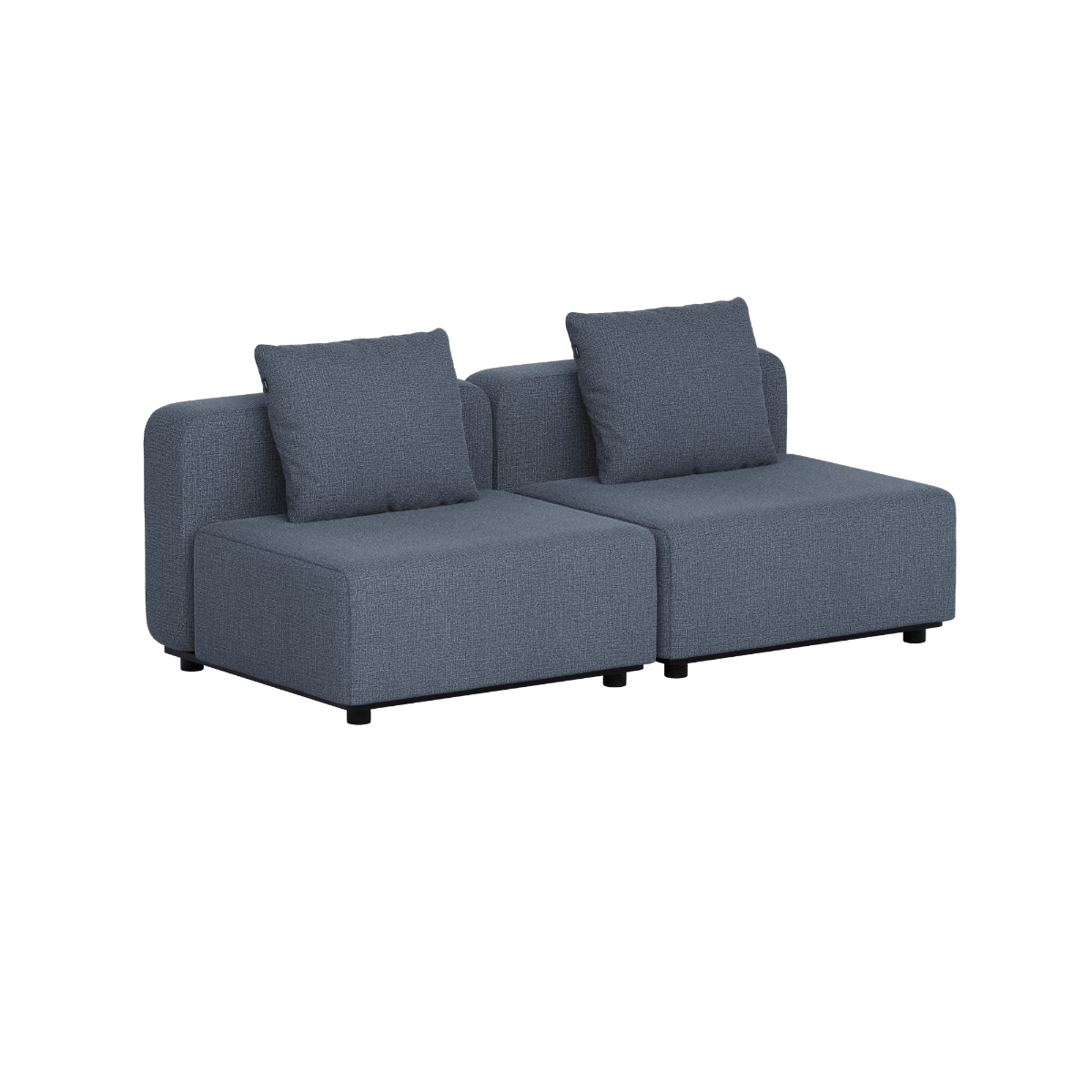 Cobana Lounge Sofa - 2 seater | Cobana Lounge Sofa - 2 seater - Kirra Indigo Ohne Armlehnen Ohne Hocker | SACKit