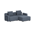 Cobana Lounge Sofa - 2 seater | Cobana Lounge Sofa - 2 seater - Kirra Indigo Mit Armlehnen Mit Hocker | SACKit