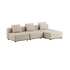 Cobana Lounge Sofa - 3 seater | Cobana Lounge Sofa - 3 seater - Kirra Sand Ohne Armlehnen Mit Hocker | SACKit