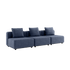 Cobana Lounge Sofa - 3 seater | Cobana Lounge Sofa - 3 seater - Kirra Indigo Ohne Armlehnen Ohne Hocker | SACKit