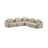 Cobana Lounge Sofa - 5 seater corner sofa | Cobana Lounge Sofa - 5 seater corner sofa - Kirra Sand Mit Armlehnen | SACKit