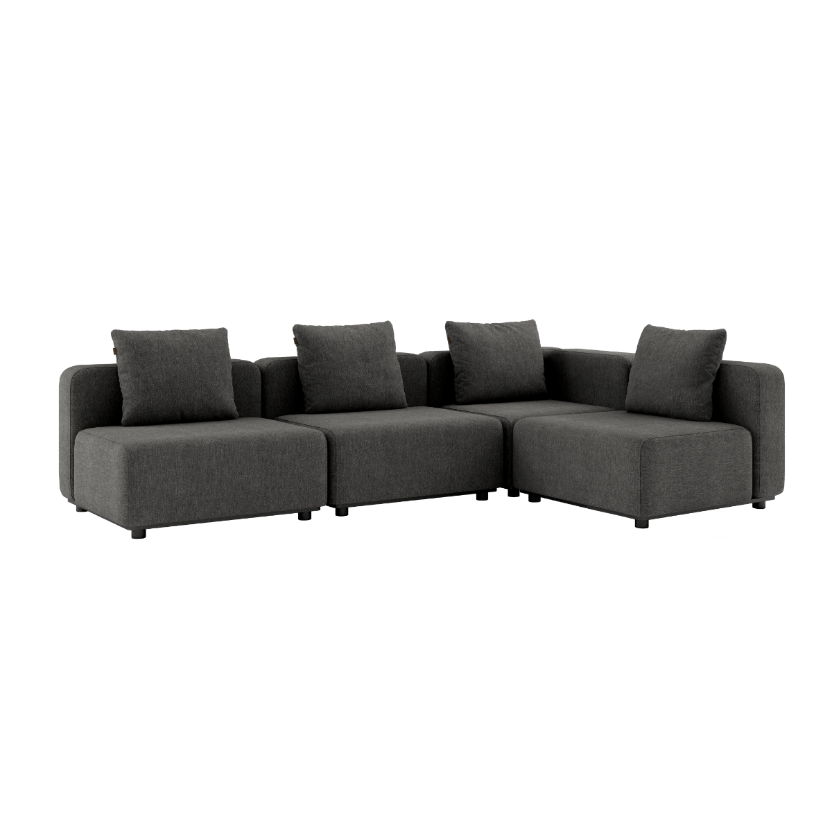 Cobana Lounge Sofa - 4 seater corner sofa | Cobana Lounge Sofa - 4 seater corner sofa - Cobana Grey Ohne Armlehnen | SACKit
