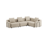 Cobana Lounge Sofa - 4 seater corner sofa | Cobana Lounge Sofa - 4 seater corner sofa - Kirra Sand Mit Armlehnen | SACKit