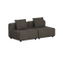 Cobana Lounge Sofa - 2 seater | Cobana Lounge Sofa - 2 seater - Kirra Noir Ohne Armlehnen Ohne Hocker | SACKit
