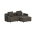 Cobana Lounge Sofa - 2 seater | Cobana Lounge Sofa - 2 seater - Kirra Noir Mit Armlehnen Mit Hocker | SACKit