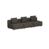 Cobana Lounge Sofa - 3 seater | Cobana Lounge Sofa - 3 seater - Kirra Noir Ohne Armlehnen Ohne Hocker | SACKit