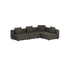 Cobana Lounge Sofa - 4 seater corner sofa | Cobana Lounge Sofa - 4 seater corner sofa - Kirra Noir Ohne Armlehnen | SACKit