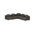 Cobana Lounge Sofa - 5 seater corner sofa | Cobana Lounge Sofa - 5 seater corner sofa - Kirra Noir Ohne Armlehnen | SACKit