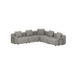 Cobana Lounge Sofa - 5 seater corner sofa | Cobana Lounge Sofa - 5 seater corner sofa - Kirra Grey Mit Armlehnen | SACKit