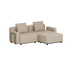 Cobana Lounge Sofa - 2 seater | Cobana Lounge Sofa - 2 seater - Boucle Beige Mit Armlehnen Mit Hocker | SACKit