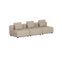 Cobana Lounge Sofa - 3 seater | Cobana Lounge Sofa - 3 seater - Boucle Beige Ohne Armlehnen Ohne Hocker | SACKit