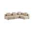 Cobana Lounge Sofa - 4 seater corner sofa | Cobana Lounge Sofa - 4 seater corner sofa - Boucle Beige Ohne Armlehnen | SACKit