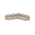 Cobana Lounge Sofa - 5 seater corner sofa | Cobana Lounge Sofa - 5 seater corner sofa - Boucle Beige Ohne Armlehnen | SACKit