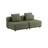 Cobana Lounge Sofa - 2 seater | Cobana Lounge Sofa - 2 seater - Kirra Olive Ohne Armlehnen Ohne Hocker | SACKit