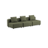 Cobana Lounge Sofa - 3 seater | Cobana Lounge Sofa - 3 seater - Kirra Olive Ohne Armlehnen Ohne Hocker | SACKit
