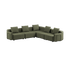 Cobana Lounge Sofa - 5 seater corner sofa | Cobana Lounge Sofa - 5 seater corner sofa - Kirra Olive Mit Armlehnen | SACKit