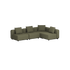 Cobana Lounge Sofa - 4 seater corner sofa | Cobana Lounge Sofa - 4 seater corner sofa - Kirra Olive Ohne Armlehnen | SACKit