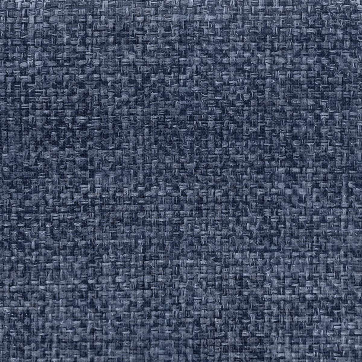 Detailaufnahme des dunkelblauen strapazierfähigen Bezugsstoffs eines wetterfesten sackit Outdoor Sofas geschniegelt in strukturierter Weboptik | Cobana Lounge Sofa - 3 Seater Chaise - Kirra Indigo Mit Armlehnen | SACKit