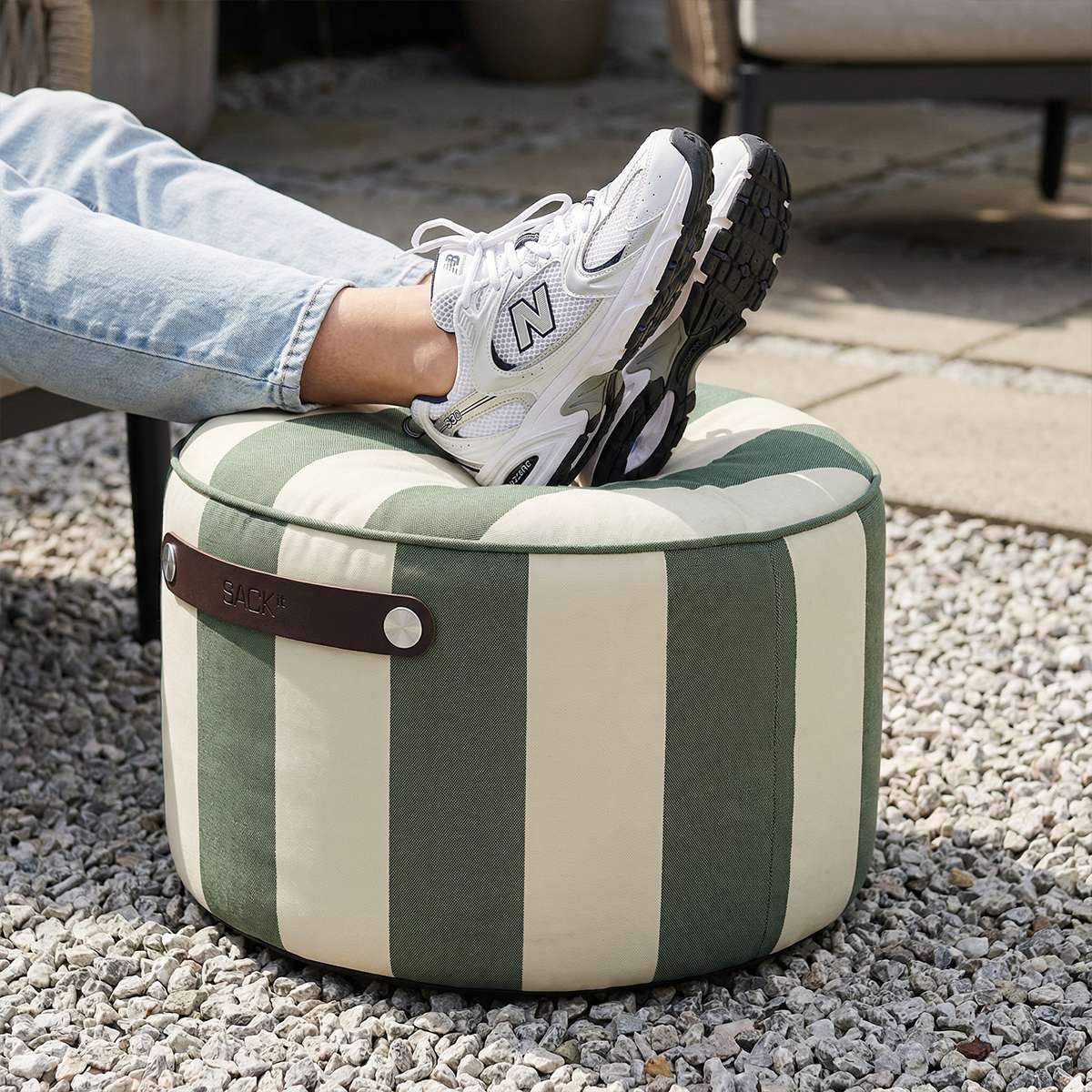 sackit Pouf Outdoor | sackit Pouf Outdoor - Renesse Olive | SACKit