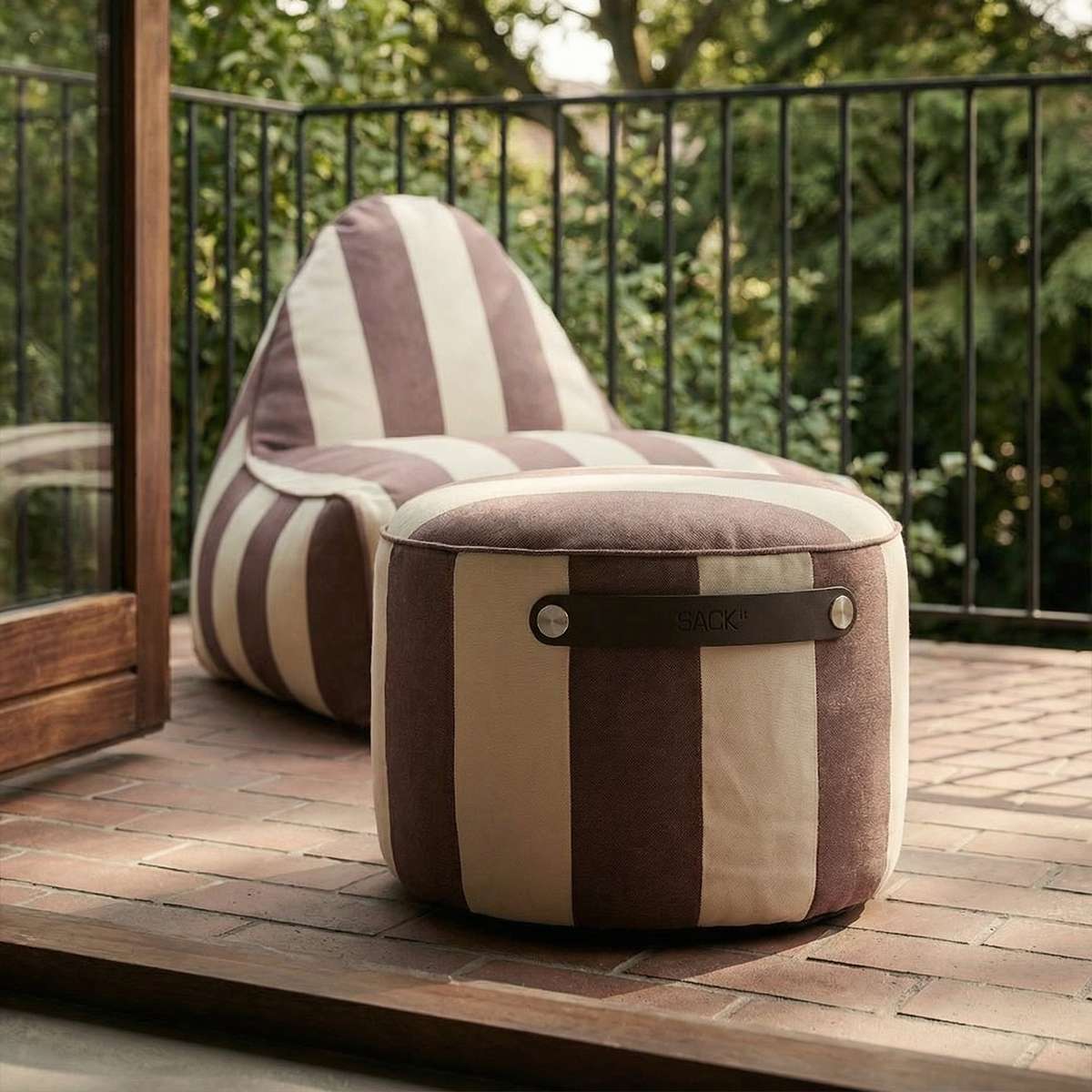 sackit Pouf Outdoor | sackit Pouf Outdoor - Renesse Chestnut | SACKit