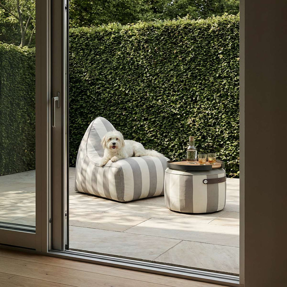 SACKit Chair & Pouf Outdoor | SACKit Chair & Pouf Outdoor - Renesse Taupe | SACKit