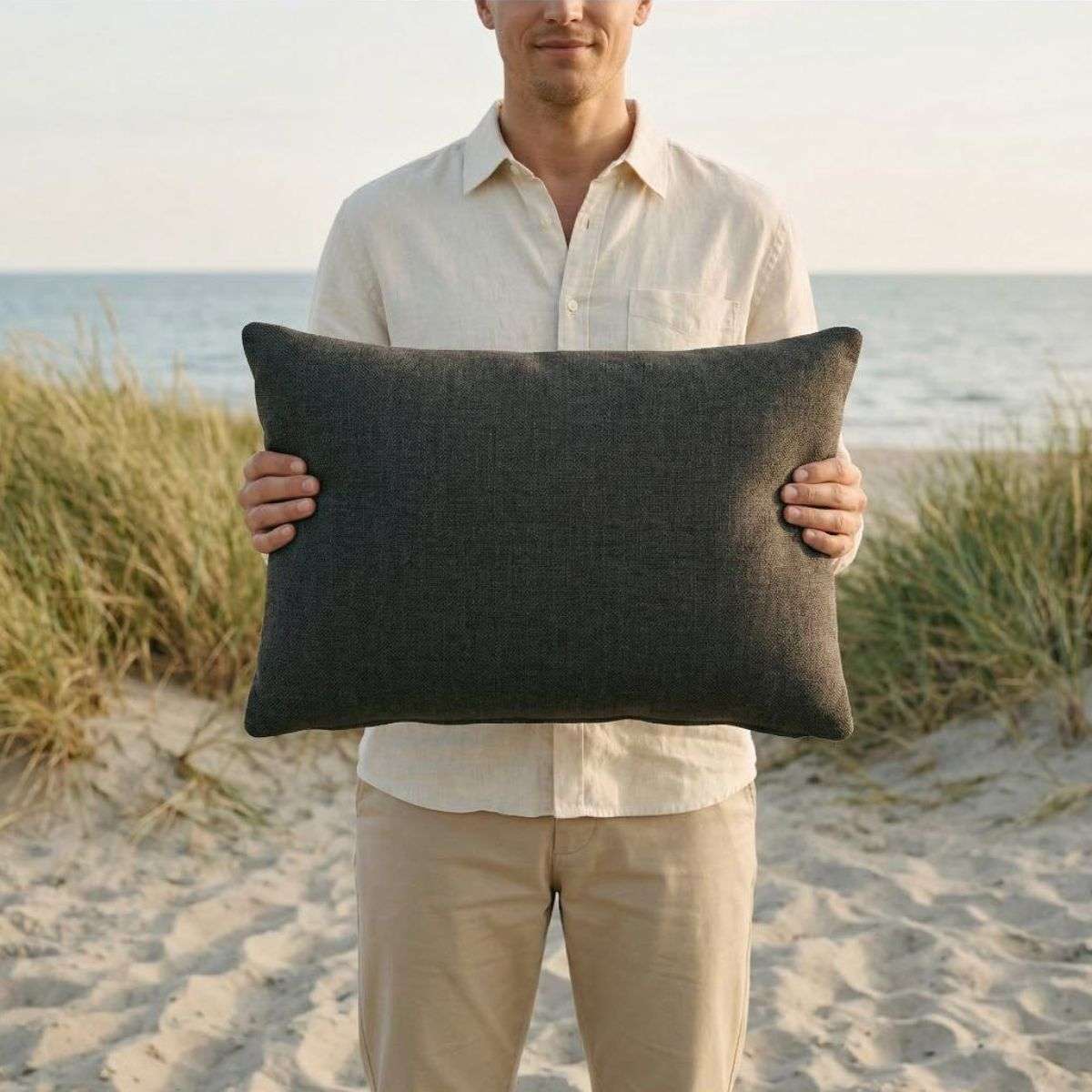 Outdoor Cushion Rectangular | Outdoor Cushion Rectangular - Renesse Chestnut | SACKit